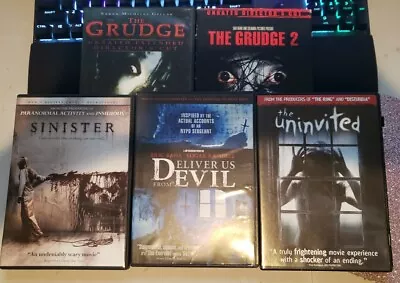 5 Horror DVD Lot The Grudge 1 & 2 / Sinister / Uninvited & Deliver Us From Evil • $13.95