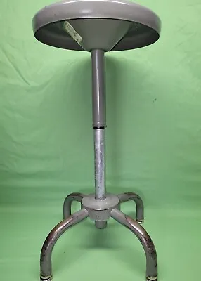 Vintage Adjusto Company Industrial Adjustable Drafting Doctor Offie Stool Chair • $159.99