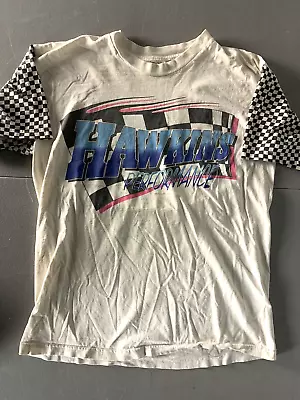 Vintage 90s Hawkins Performance Hot Rod Car T-shirt Adult Large • $19