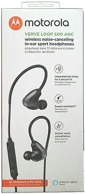 Motorola Verve Loop 500 ANC Wireless Noise-Canceling In Ear Sport Headphones  • $9.97