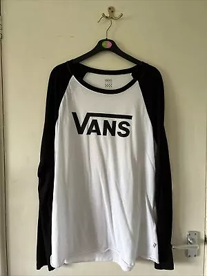 Vans Black And White Logo T-shirt • £2.21