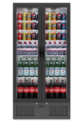 £1249 • Buy Commercial Double Door Display Bottle Cooler Large Tall Merchandiser Back Bar
