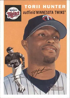 2003 Topps Heritage Minnesota Twins Baseball Card #339 Torii Hunter • $1.49