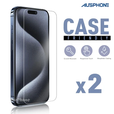 $4.99 • Buy Tempered Glass Screen Protector For IPhone 15 14 13 12 11 Pro XS Max XR 8 7 Plus
