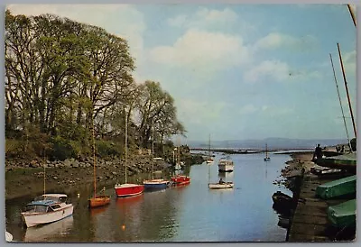 Cramond Harbour Cramond Midlothian Scotland Postcard Postmark 1968 • £5.05