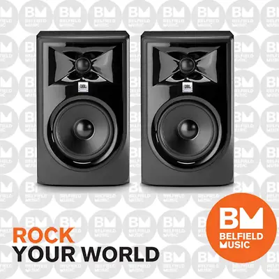 2 X JBL LSR305 MKII Powered Active Studio Monitor Speaker 5 Inch LSR-305 5  Pair • $338