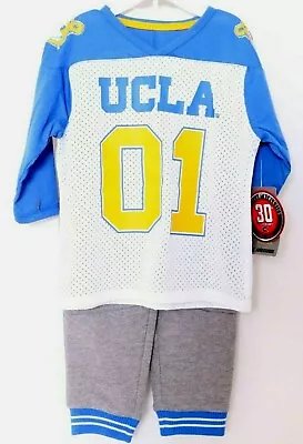 University California Bruins UCLA Colosseum White SS 2 Piece Jersey Toddler 3t • $23.98