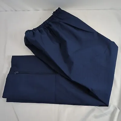 Eddie Bauer Nylon Gore-Tex Ankle Zip Ski Pants Men's Size Large Navy Blue • $39.95
