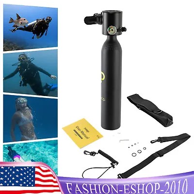 0.5L Mini Scuba Tank Underwater Diving Portable Breath Lungs Scuba Oxygen Tank • $84.60