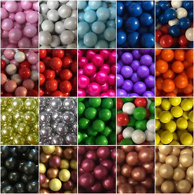 Cupcake Sprinkles 10mm Chocolate Balls Birthday Cake Decorations Edible Toppers • £2.50