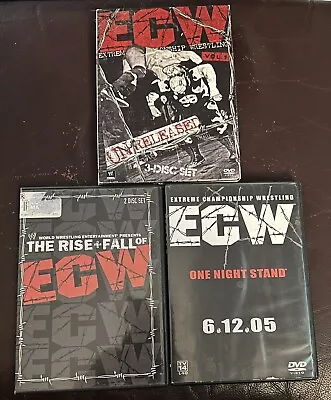 Lot Of 3 ECW DVDs • $24.95