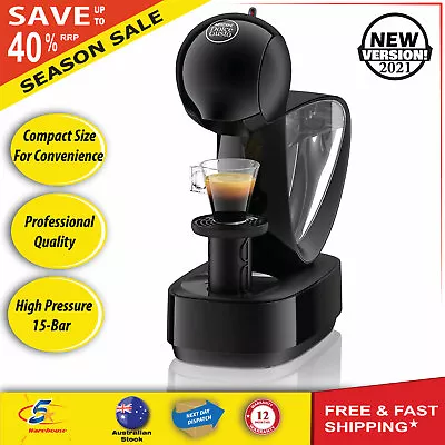 NESCAFE POD Dolce Gusto Coffee Capsule Machine Infinissima Hot Cold 1.2L Black • $71.15