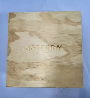 Doterra Essential Oils Empty Wooden Storage Box Case Holds 25 Bottles • $18