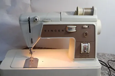 $10 • Buy N4 Singer Touch & Sew Deluxe Zig-Zag Sewing Machine Model 758 Parts SN AT437606