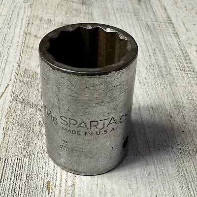 Sparta Tools Ch-1234 1-1/16  Sae 12 Point 3/4  Drive Socket Usa • $10.49