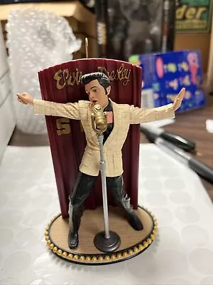 Carlton Heirloom Ornament 2002 Elvis Presley The King Of Rock And Roll Music • $16