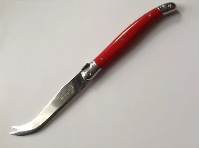 Quirke Bee/Fly Finger Rest LAGUIOLE Cheese Knife In Red & Stainless • £4.70