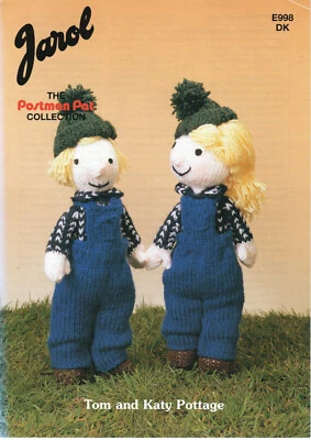 £2.19 • Buy Original Knitting Pattern For Tom & Katy Pottage DK Postman Pat Collection Toy