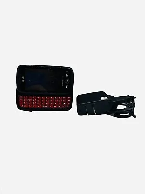 PHONE LG Beacon Cell Red & Black MetroPCS MN270 In Original Box Slide Keyboard • $32.99