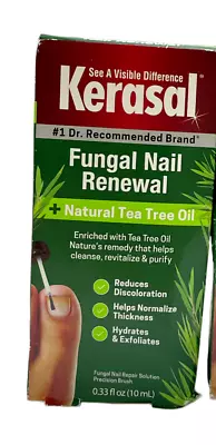 *Kerasal Fungal Nail Renewal Natural Tea Tree Oil (0.33fl/10ml) New • $12.99