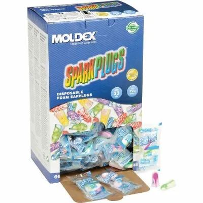 Moldex 6604 SparkPlugs Wrapped Uncorded Foam Ear Plugs- 200 Pairs • $45