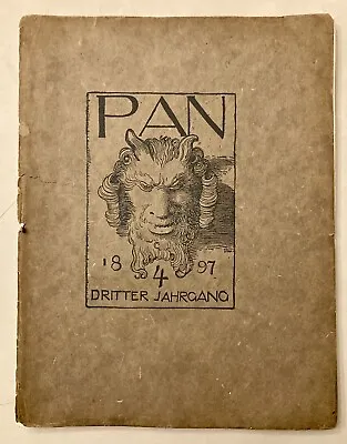 Pan 1897 Heft IV Rare Art Nouveau Journal Complete With 9 Original Art Prints • $225