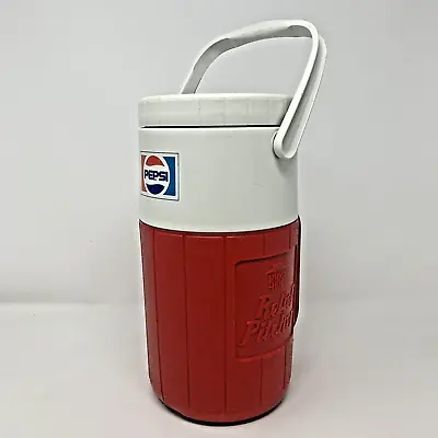 Pizza Hut Pepsi Half Gallon Relief Pitcher Vintage 1989 Coleman Water Jug  • $28.61