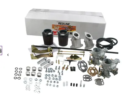 VW Weber Carb Kit - Beetle(&Super) Dune Buggy Trike Type 1 Dual 34 ICT Webers • $649