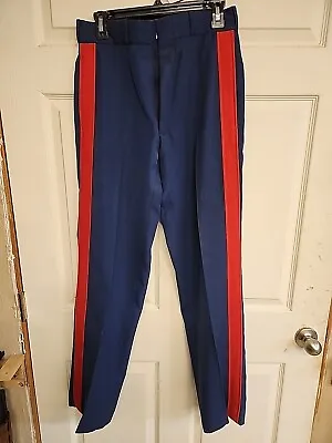 Marine Corps USMC Dress Blues Trousers Pants No Size With NCO Blood Stripe #3357 • $49