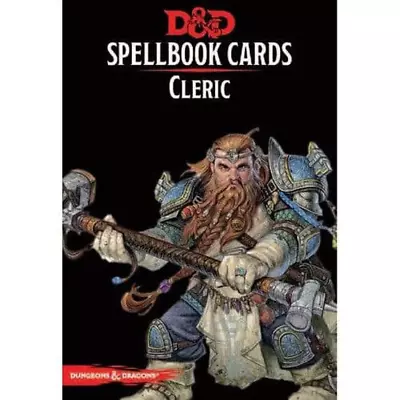 $39.59 • Buy D&D Spellbook Cards Cleric Deck (149 Cards) Revised 2017 Edition
