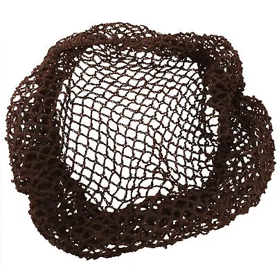 2x BROWN HAIR NETS Stretchy Sleep-In Slumber Mesh Ballet Dance Gymnastic Bun • £5