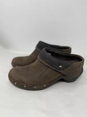 Merrell Womens Luxe Wrap Brown Clog Style Shoe Sz 7.5 Distressed Look. • $20.38