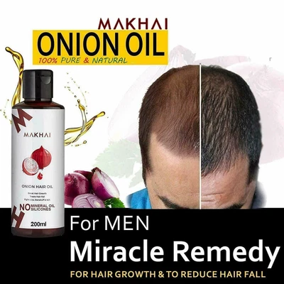 £17.60 • Buy Makhai Premium Onion Hair Oil For Hair Growth With 21 Vital Oils + (F.F) - 200ml