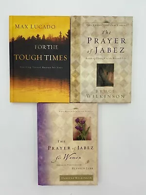 Set Of 2 Payer Books By Darlene And Bruce Wilkinson PLUS Max Lucado-Tough Times • $11.99