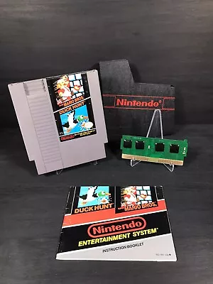 Super Mario Bros./Duck Hunt With Manual (Nintendo NES 1988) Authentic • $10.99