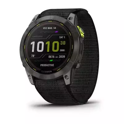 Garmin Enduro 2 W/ Black UltraFit Nylon Strap GPS Watch | AUST Stock | FREE EXPR • $1799