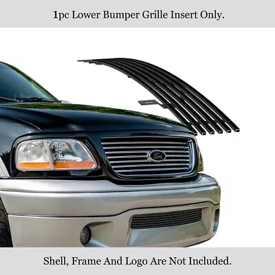 Fits 2001-2003 F-150 Harley Davison Lower Bumper Black Billet Grille Insert • $42.99