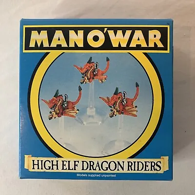 Man O War High Elf Dragon Riders Games Workshop Manowar Elves Flyers OOP  • $40