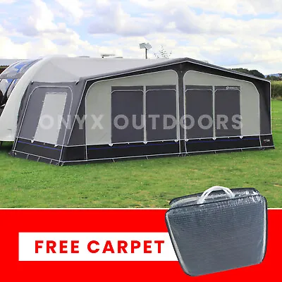 Camptech Savanna DL Full Seasonal Caravan Awning FREE CARPET INCLUDED • £906
