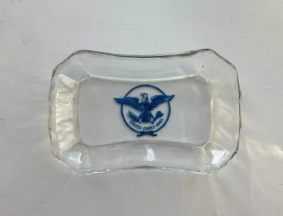 Vintage 1950's SS United States Ocean Liner Passenger Ship Glass Candy Dish • $35