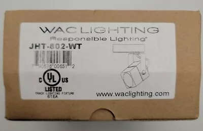 WAC Lighting HT-802 Low Volt Track Fixture 50W For J Track White - JHT-802-WT • $30