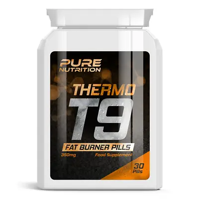 Pure Nutrition T9 Thermo Fat Burner Pills – Lose Body Fat Fast Bodybuilding • £25.99
