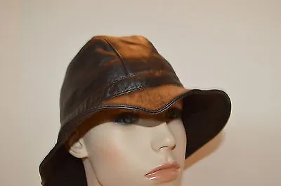 Marzi Leather Hat Hand Made From Italy NWOT Stunning • $95