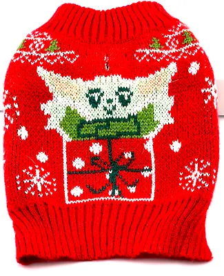 $16.99 • Buy Disney Star Wars The Mandalorian Christmas Themed Dog Sweater (XS)