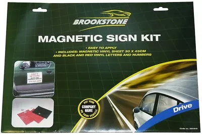 Magnetic Car Sign Kit With Letters And Numbers 50% Off • $8.46