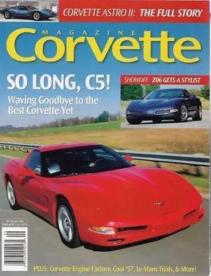 Corvette Magazine 2004 Sept - Cool '57 Le Mans Trials Astro Ii C3 Windshield • £8.03