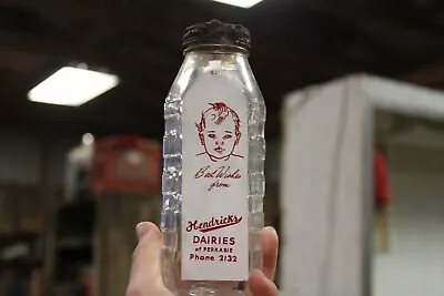 Hendrick's Dairies Perkasie PA Baby Milk Bottle • $9.99