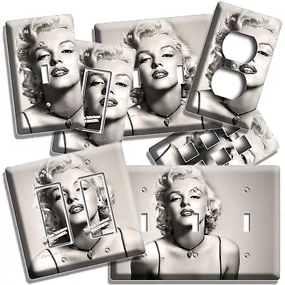 Sexy Actress Marilyn Monroe Portrait Light Switch Outle Wall Plate Room Hd Decor • $17.99