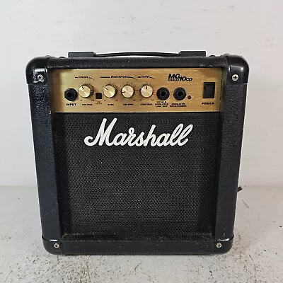 Marshall MG10CD Series Practice Guitar Amp Amplifier Tested And Working • £49.99