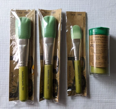 $9 • Buy BDELLIUM Makeup Application Brushes Lot Of 4